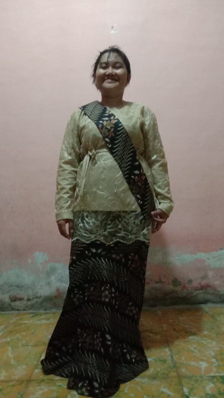 Set Couple Mini Blouse Brown Maura Couple - Sania Ruffle Batik Couple Ori Ndoro Jowi Suryandhanu Dnt