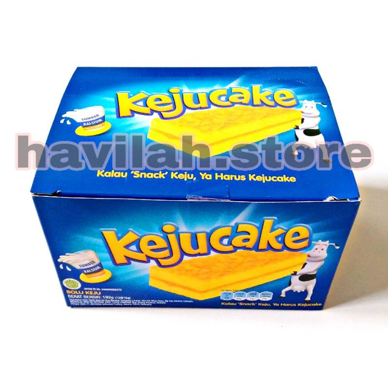 

Keju Cake Bolu Keju 1 Box isi 12pcs