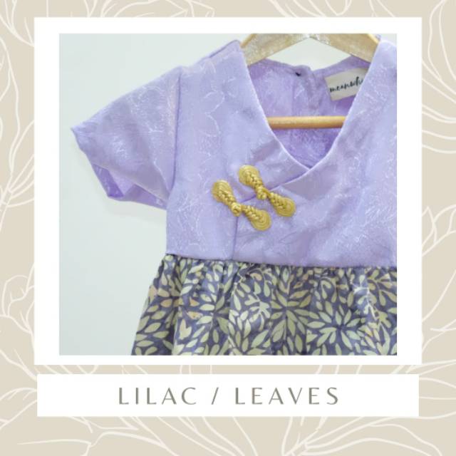 Kimmie Dress - dress anak hanbok batik