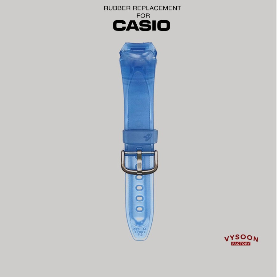 Strap Tali Karet Ruber Casio Original Pengganti BGR-30 BGR30 BGR 30