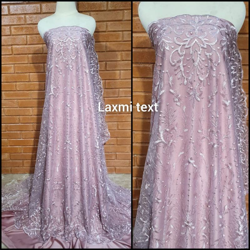 Kain tile akar mutiara  / bahan tile mutiara/ cocok untuk dress gaun seragaman dll TERMURAH