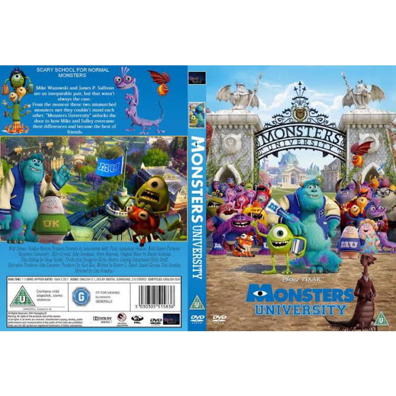 Kaset Film Kartun MONSTER UNIVERSITY