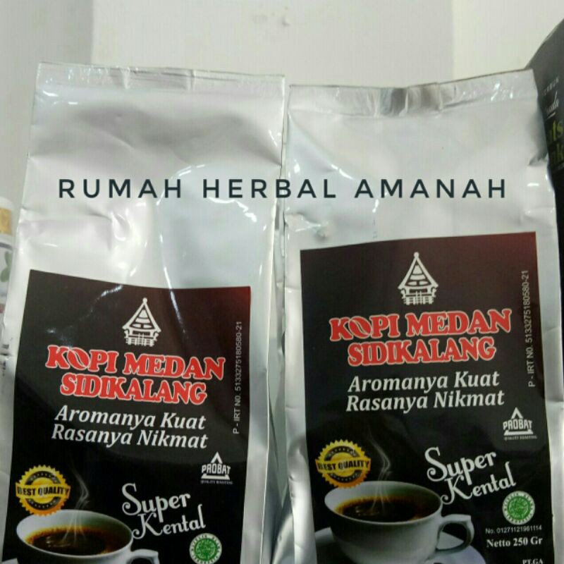 

Kopi Medan Sidikalang Arabica Robusta super kental