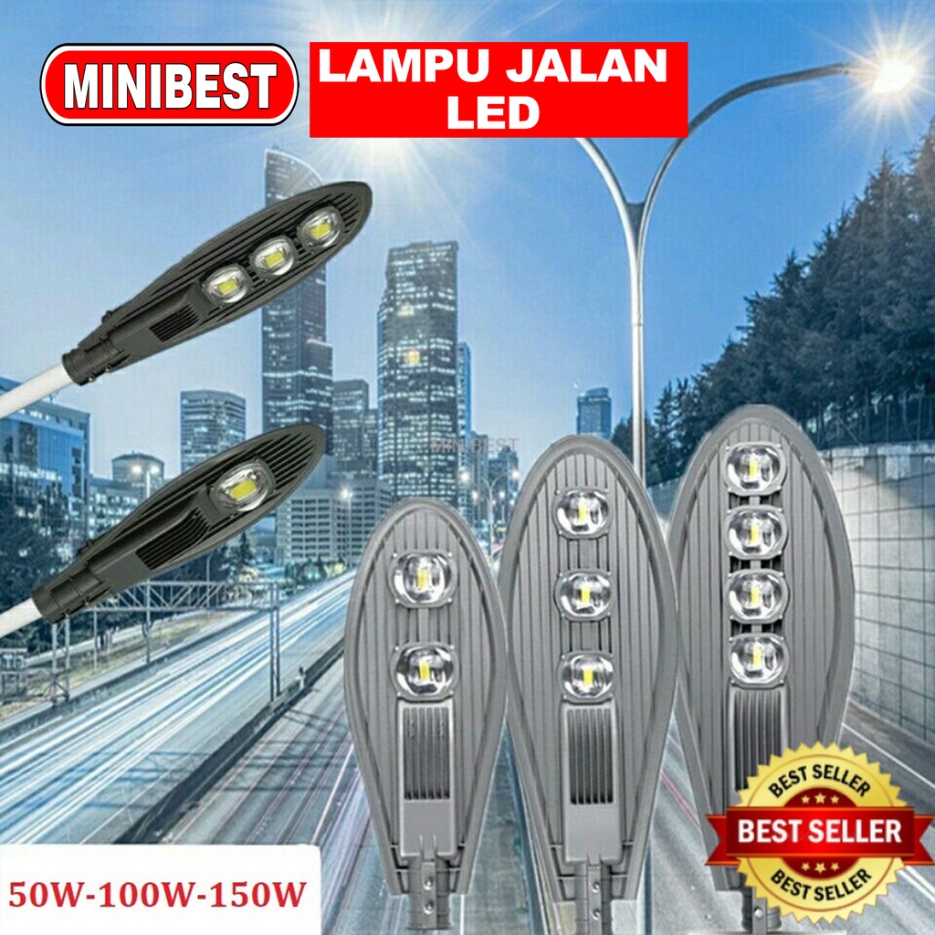 [MB] Lampu Jalan LED kobra 50w 100W 150w - White (6500K) -Lampu jalan kobra- PJU Led