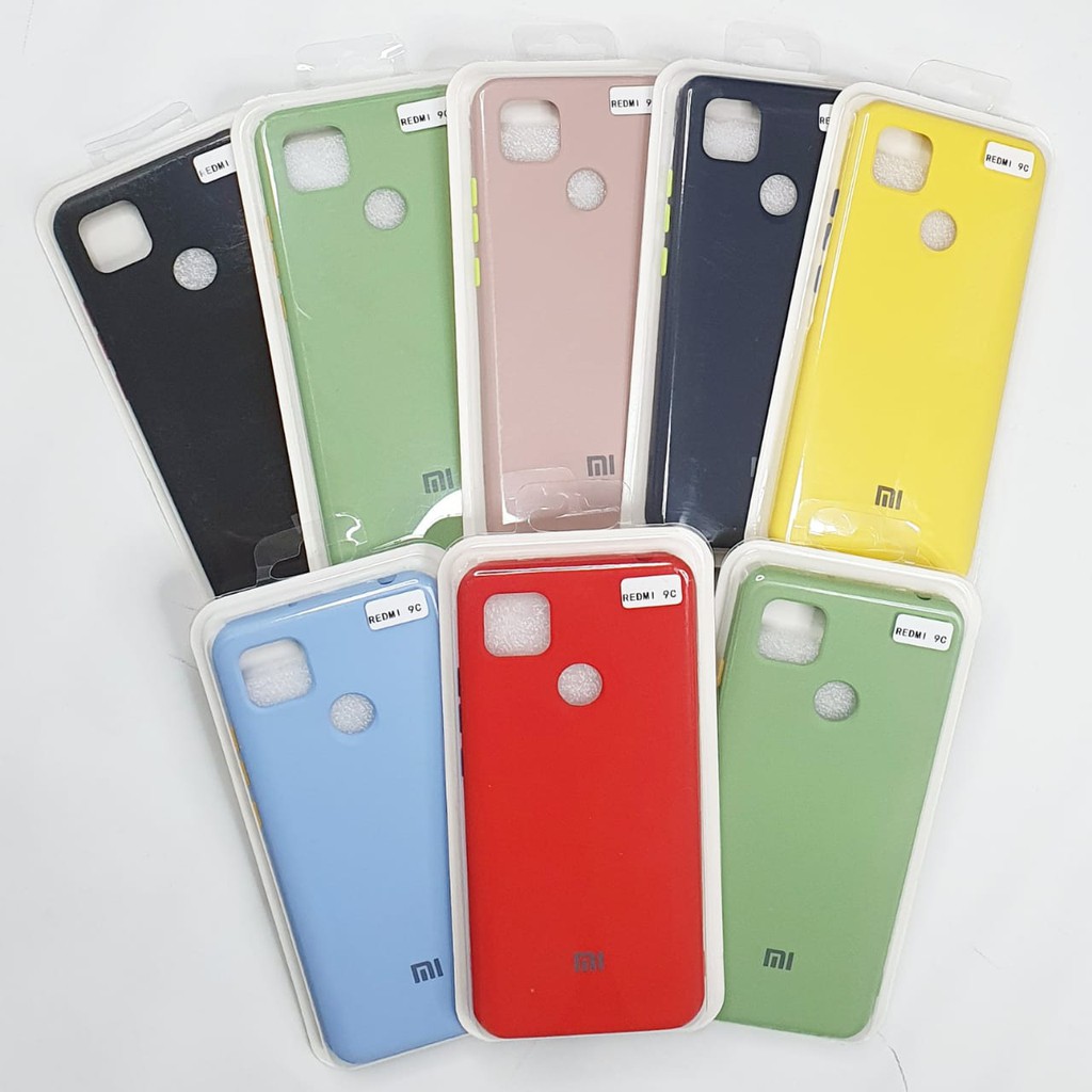 Redmi 9C Macaron Tone Case / Silicone Macaron Colour Side button