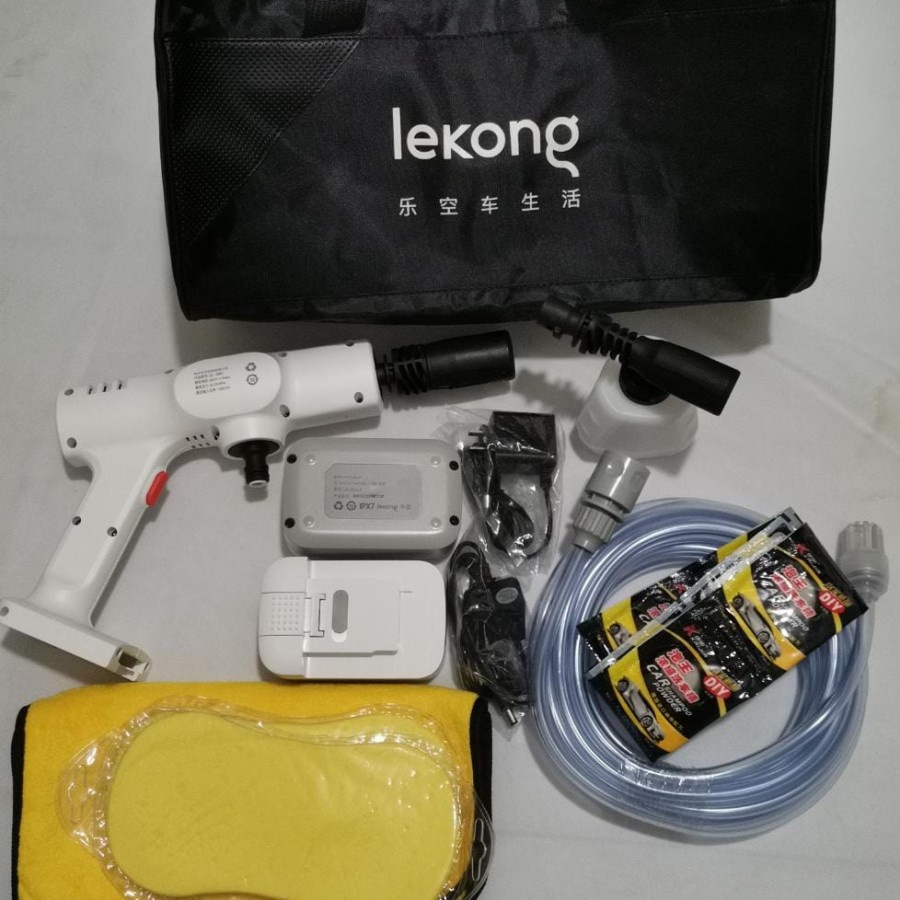 Lekong Cordless Pressure Washer Power Cleaner Water Gun