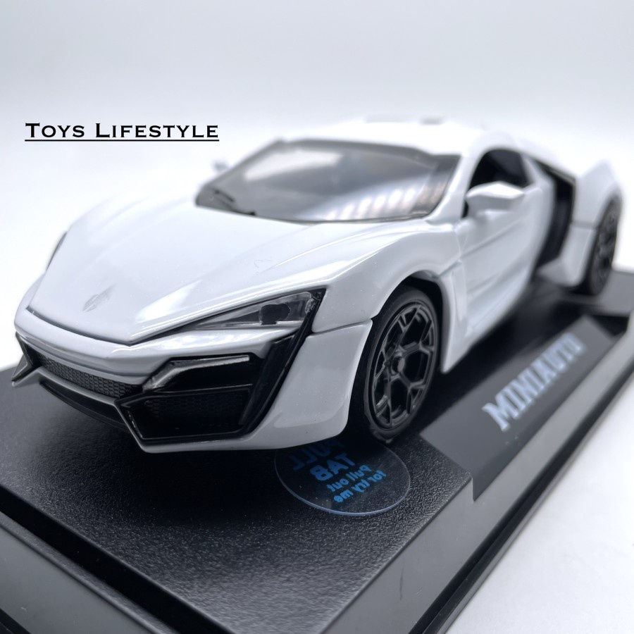 Mobil MiniAuto Diecast - Lykan Hypersport Skala 1:32