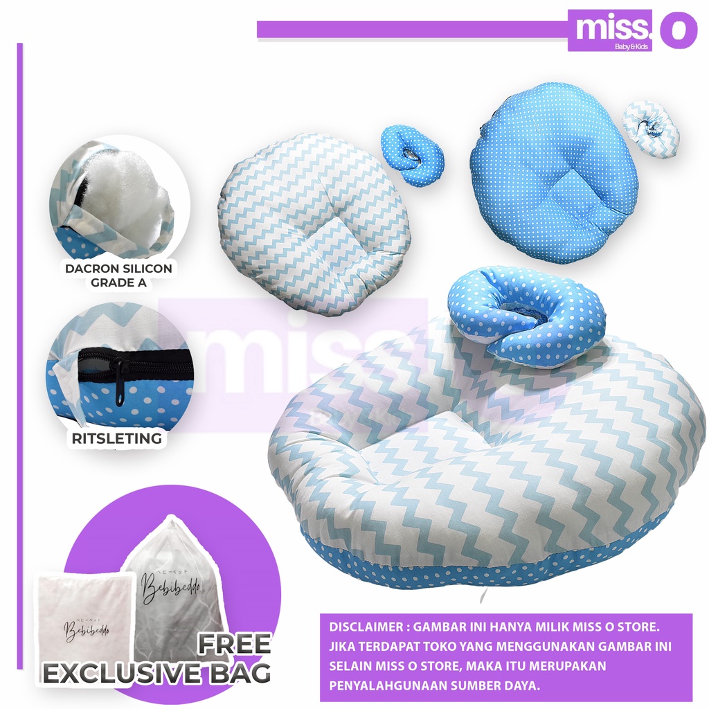 Sofa bayi / baby launger FREE bantal mahkota bayi dan tas