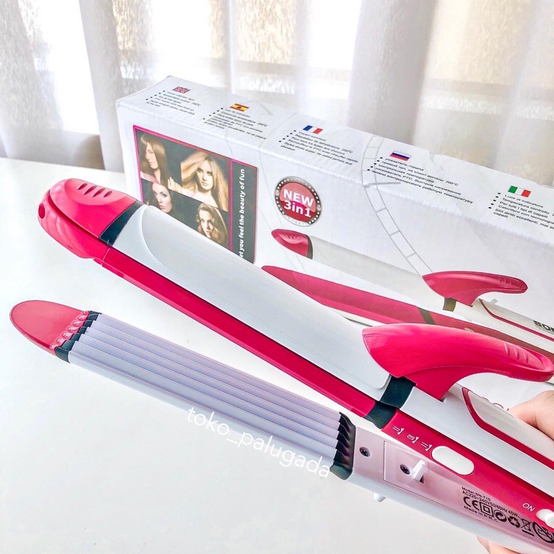 Sonar 3in1 Flat Iron Pink