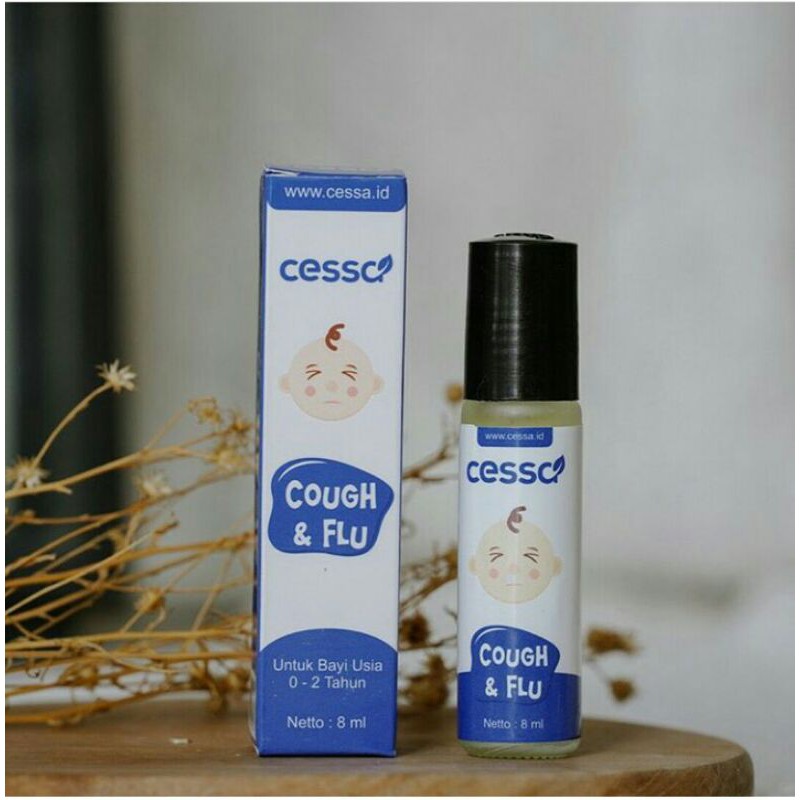COD - Cessa fever drop, coug and flu, 0-2 tahun,obat batuk pilek oles untuk bayi dan anak