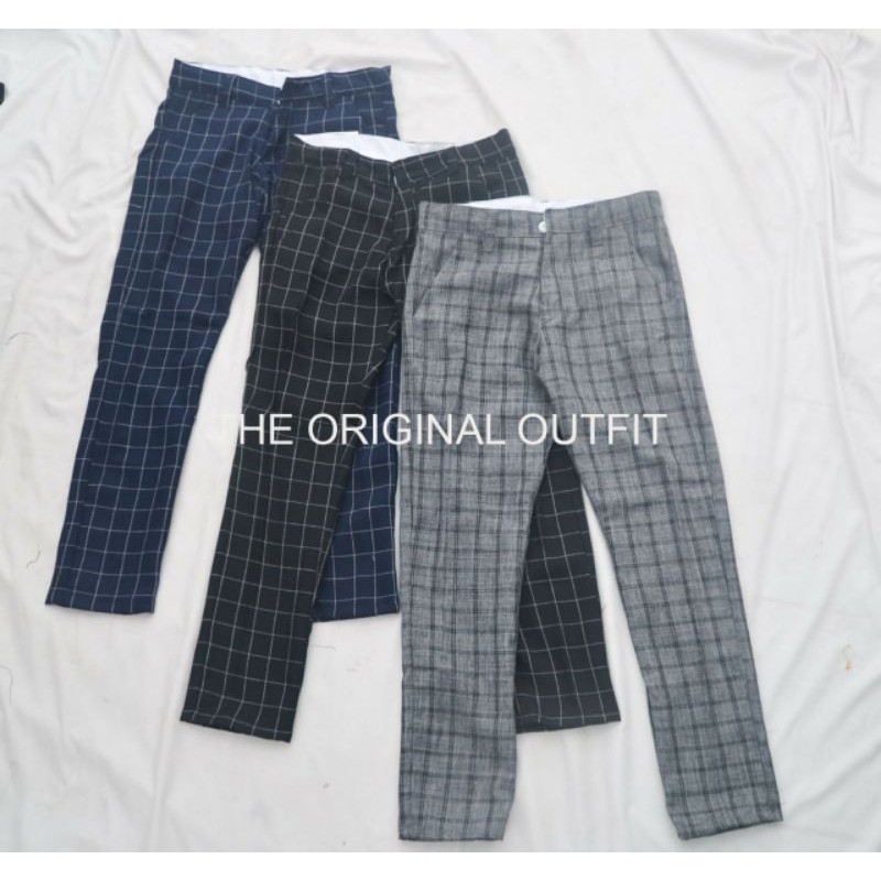 Celana Tartan - Celana Tartan Pria - Tartan Pants - Celana Kotak - Kotak - Celana Tartan Pants