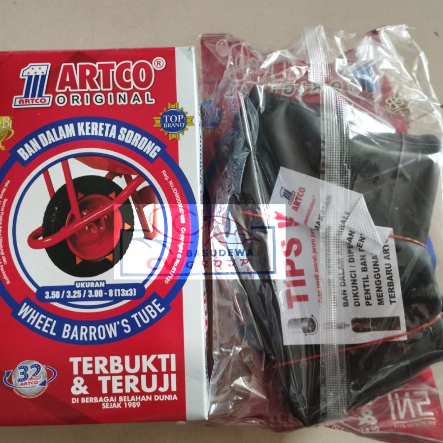 ARTCO BAN DALAM GEROBAK PASIR KERETA SORONG WHEEL BARROW TUBE