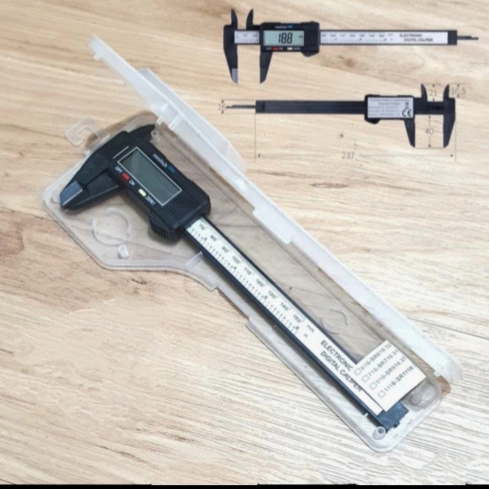 

Sigmat Digital - Jangka Sorong Digital Caliper Carbon Fiber 150 Mm