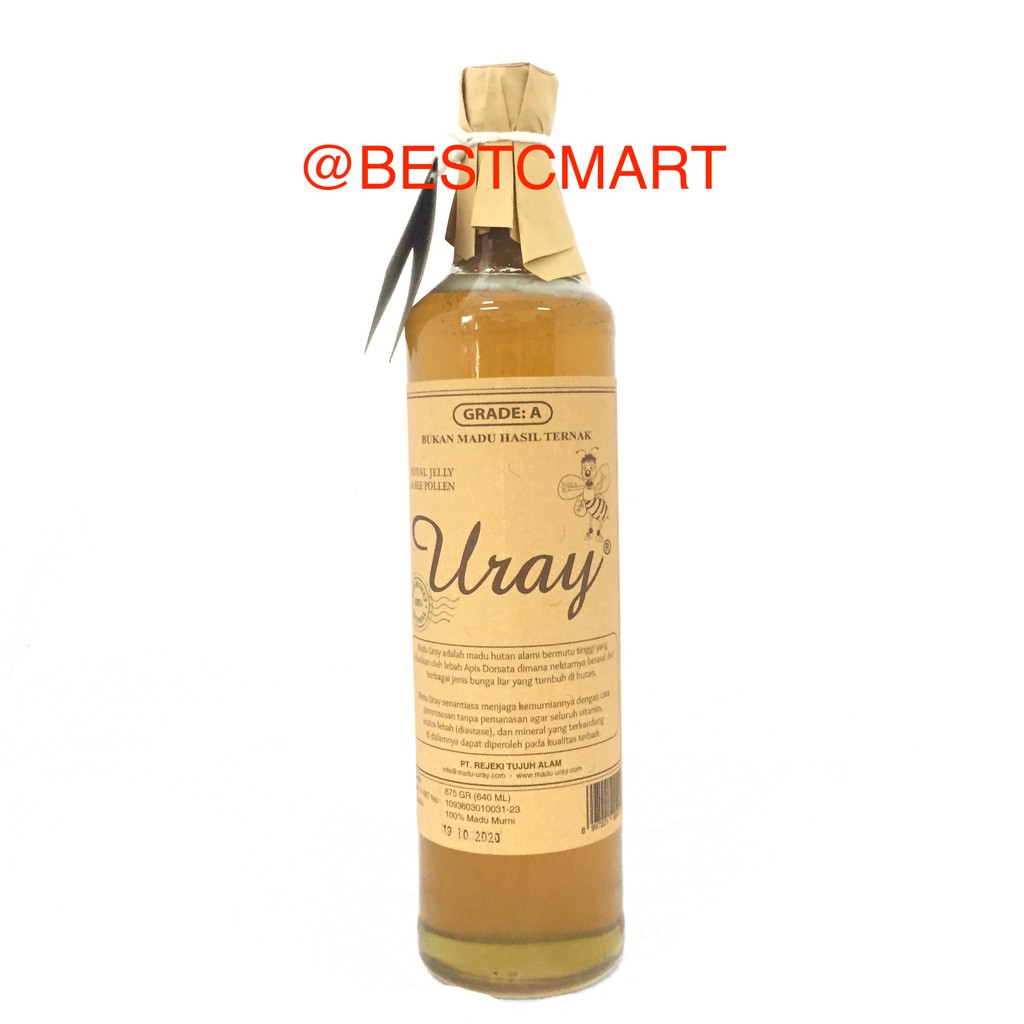 

MADU URAY GRADE A 100% RAW NATURAL HONEY 640 ML