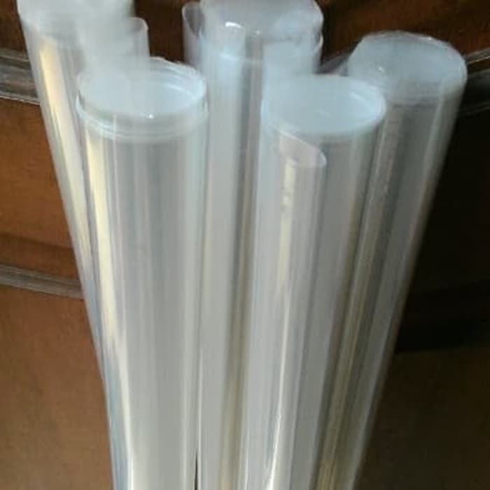 Plastik Parcel Polos / OPP / Kaca Uk 90 x 100 cm Lembaran