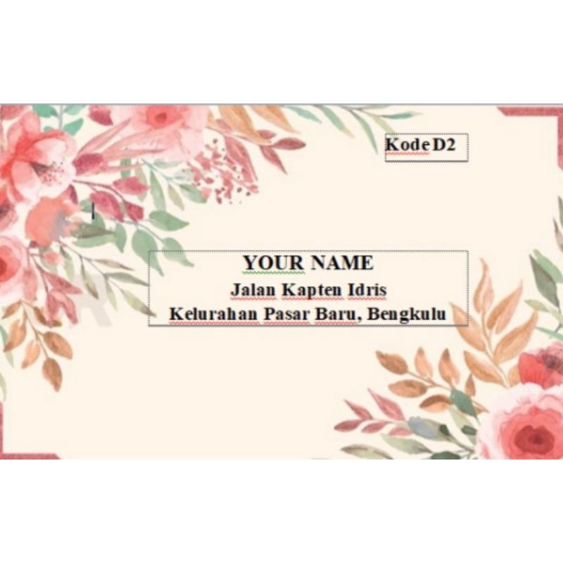 

AMPLOP KONDANGAN/UNDANGAN CUSTOM NAMA DAN TEMA