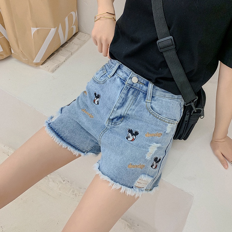HIGHWAIST HOTPEN JEANS BORDIR