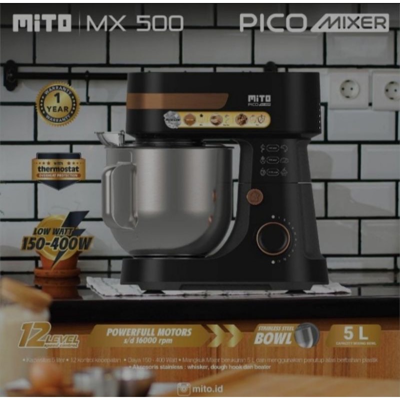 MITO PICO STAND MIXER MX-500 5 LITER