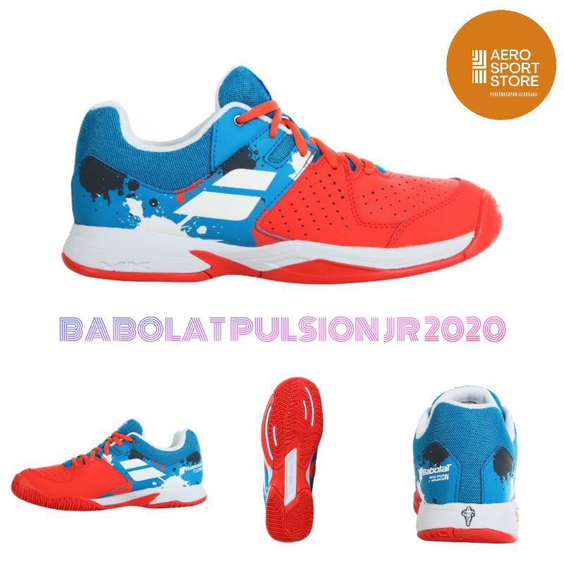 [ SEPATU TENIS LAPANGAN ANAK BABOLAT PULSION JUNIOR 2020 ]