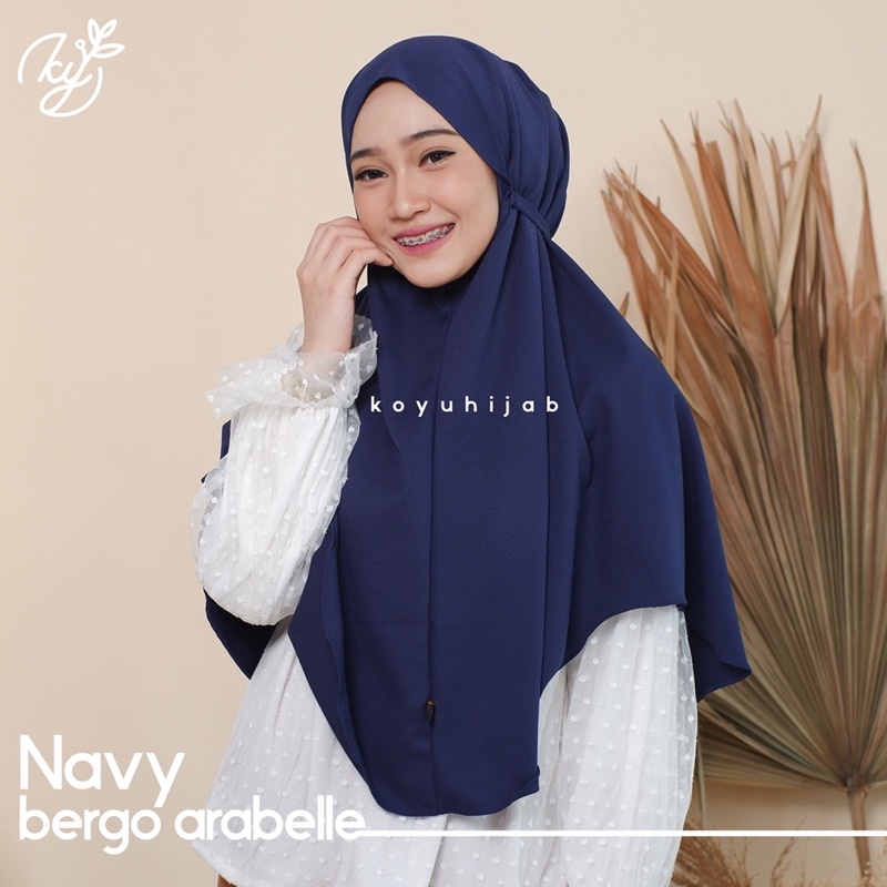 Koyu Hijab Bergo Instan Arabelle Premium Super Best Seller