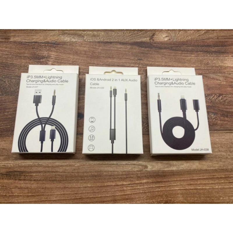 kabel Aux Iphone Cable Audio Lightning Jack Kabel Data