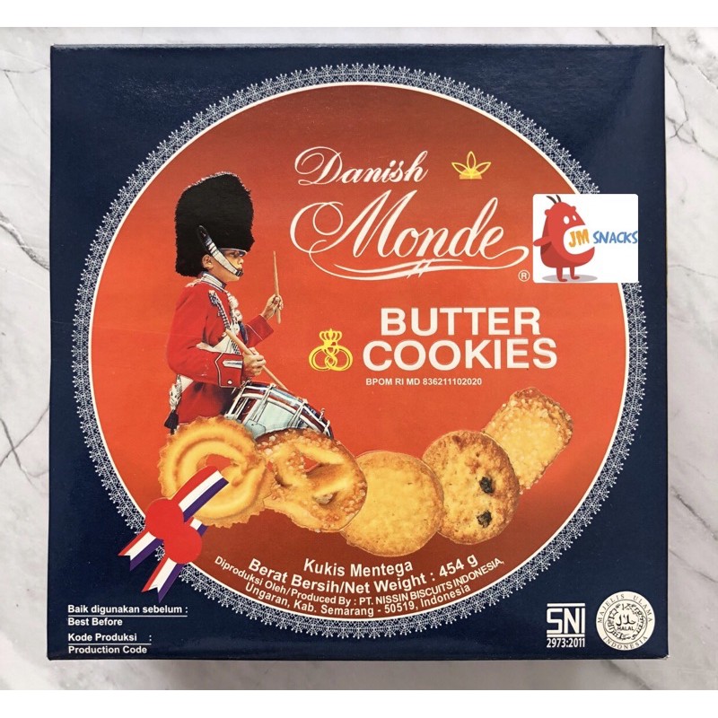 

[!!] Monde Butter Cookies 454Gr - Danish Monde Kaleng Nikmat Ter Diskon
