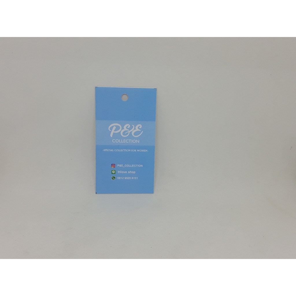 

Hang tag 3x5 cm label murah (FREE LUBANG KECIL)
