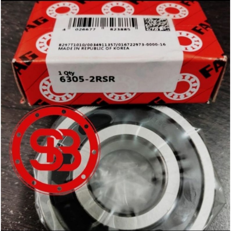 Bearing 6305 2RS / 6305 2RS C3 FAG ORIGINAL