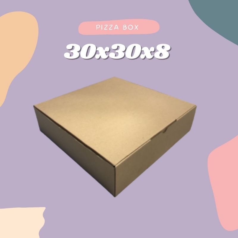 

SQUARE BOX 30x30x8 // KARDUS DIE CUT KARTON COKLAT // BOX PACKING
