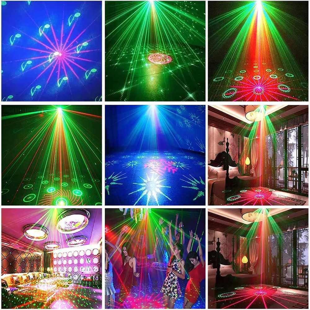 Proyektor Laser LED Lampu Disco DJ Party Lights AL-001