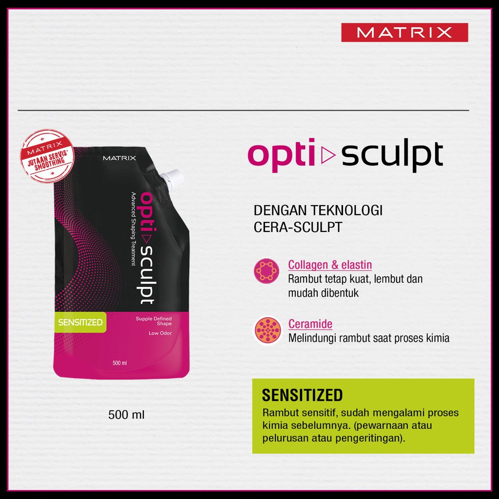 ❤️Glamouroseshop❤️ Matrix Opti Sculpt / Matrix Optisculpt Advanced Shaping Treatment Step 1 500 ml