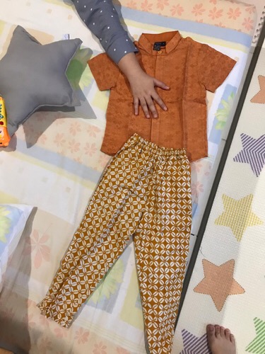 Set Piyama Anak Kemeja Dan Celana By Little Malik Batik