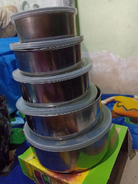 Rantang Susun 5 Stainless - Rantang Susun 5 Protect Fresh Box