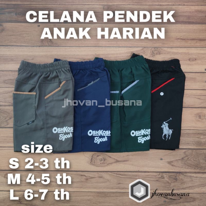 Celana pendek anak laki laki | celpen anak harian cowok | celpen chino oskosh murah umur 1-12 tahun