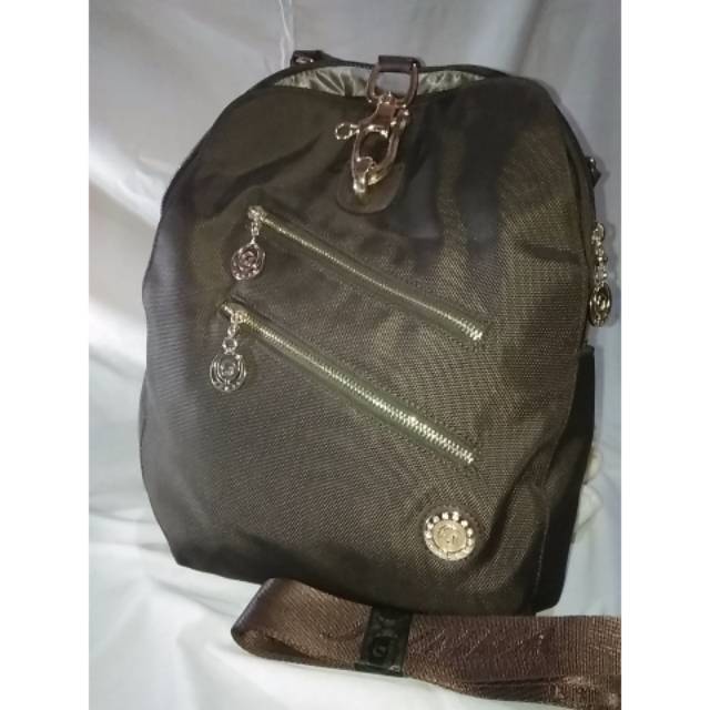 Tas punggung wanita kulit sintetis