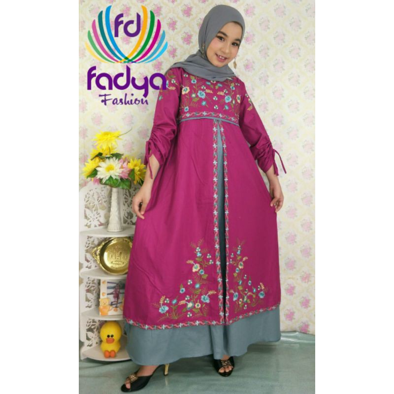 GAMIS /DRESS FADYA BUKA PINTU TANGAN SERUT