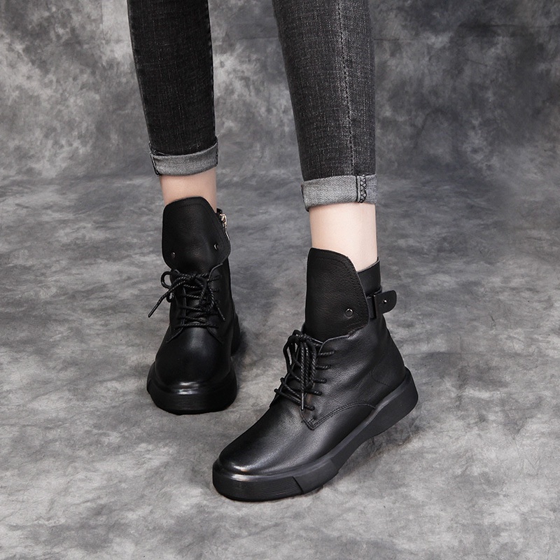 Martin Boot Sepatu Dr. Martens Sepatu Wanita Kulit Asli 2019     Pendek Sepatu Bot Kulit Asli Buatan