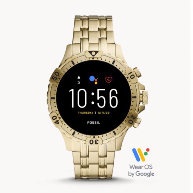 fossil gen 5 garret smartwatch gold ftw4039