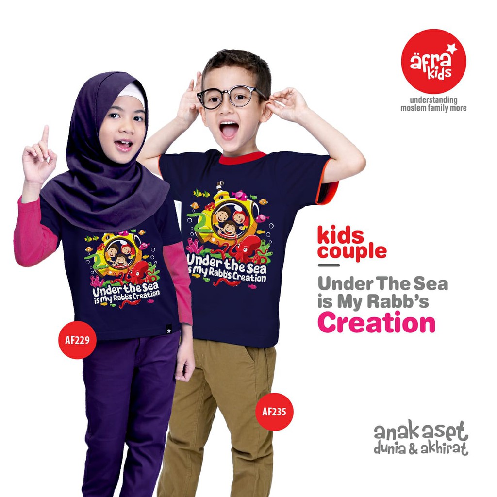 KAOS AFRAKIDS COUPLE BEST SELLER.....!!!!  AF230&amp;AF239 AF229&amp;AF235 AF238&amp;AF224 UNTUK ANAK 2-12 TAHUN