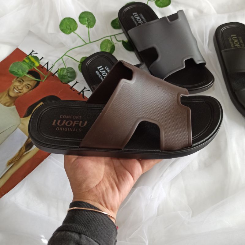 SANDAL COWOK | SELOP COWOK | SANDAL KARET