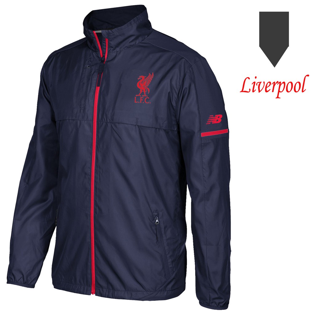 Jaket Windbreaker Biru Waterproof  LIVERPOOL