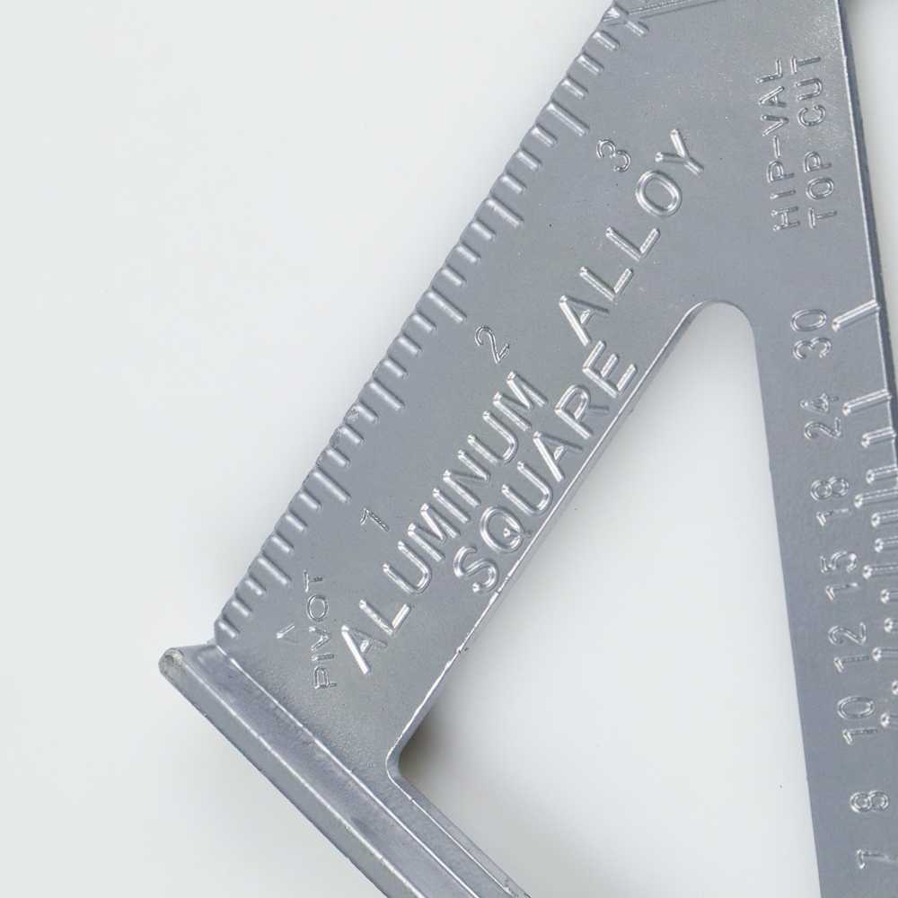 COD Penggaris Siku Segitiga Mistar Penggaris Ziegel Siku Tukang Aluminium Speed Square Ruler I63