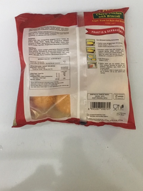 Cheesy Chicken With Brokoli 500gr