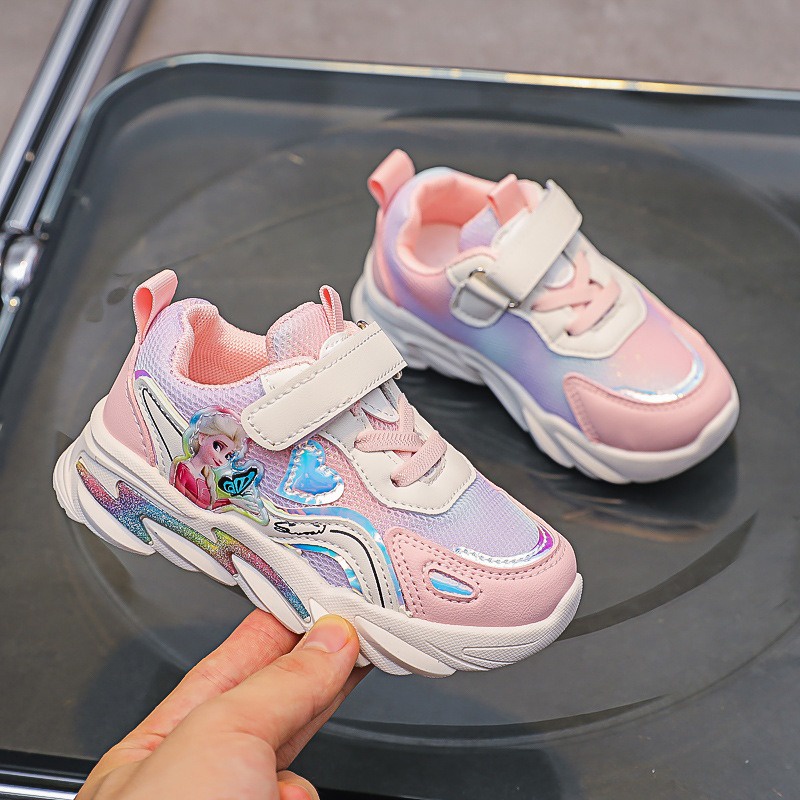 Minipetite Sepatu sneakers kets olahraga anak perempuan import 1 - 7 tahun SH21112