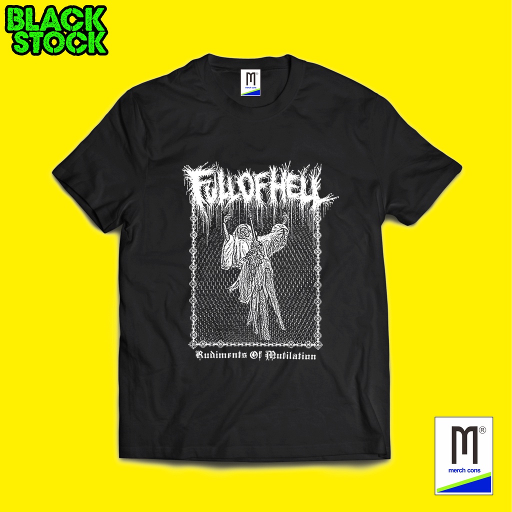 KAOS BAND FULL OF HELL TAG MERCHCONS SIZE USA/LUAR | KAOS BAND BOOTLEG UNOFFICIAL | 135