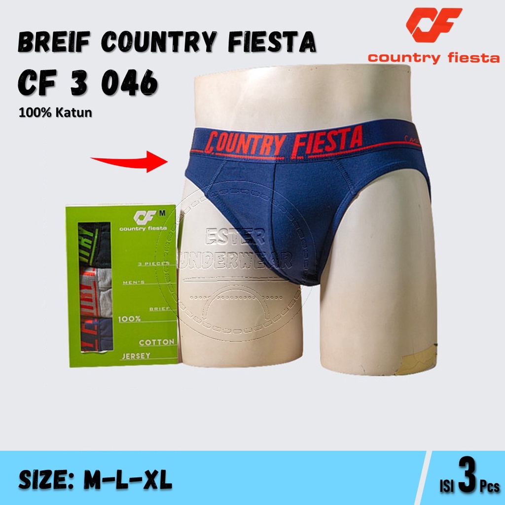 Celana Dalam COUNTRY FIESTA CF 046 ISI-3 Pcs