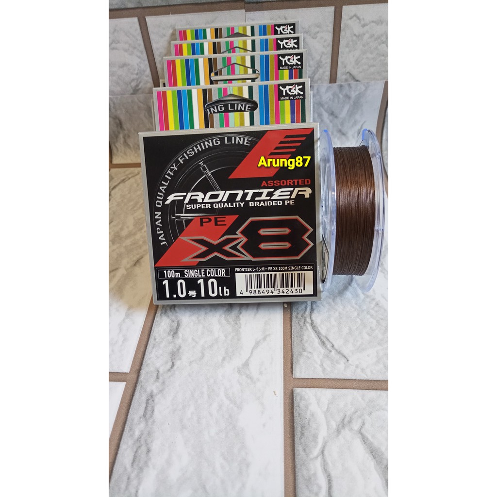 BENANG PANCING PE YGK FRONTIER 1.0 10LbX8 100m