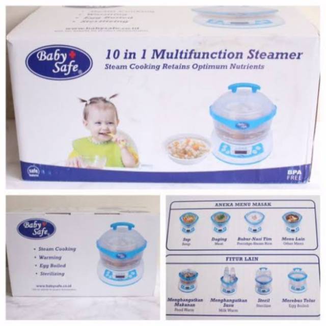 Babysafe 10 in 1 Multifunction Steamer