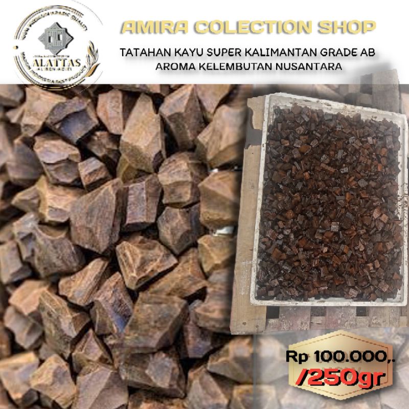 tatahan kayu gaharu /250gr kalimantan grade AB terbaik