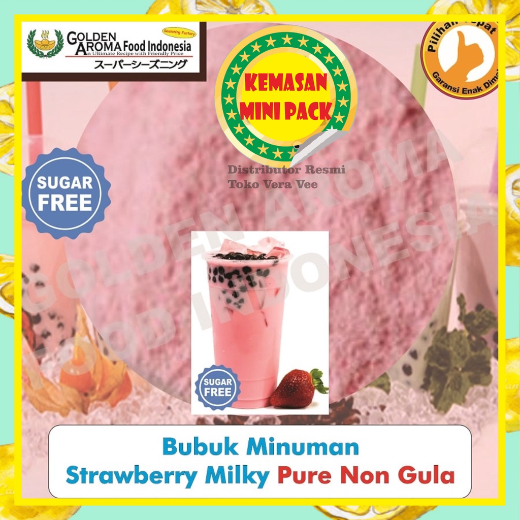 

Bubuk Minuman Rasa Strawberry Milky Non Gula 50Gr Minuman Powder Strawberry Milky Non Gula Bisa Kiloan Drinking Powder Kekinian Boba Aneka Instan Murah Enak Terbaik Halal Premium Distributor Toko Bukan 100Gr 100 Gram Javaland Verlin Plain